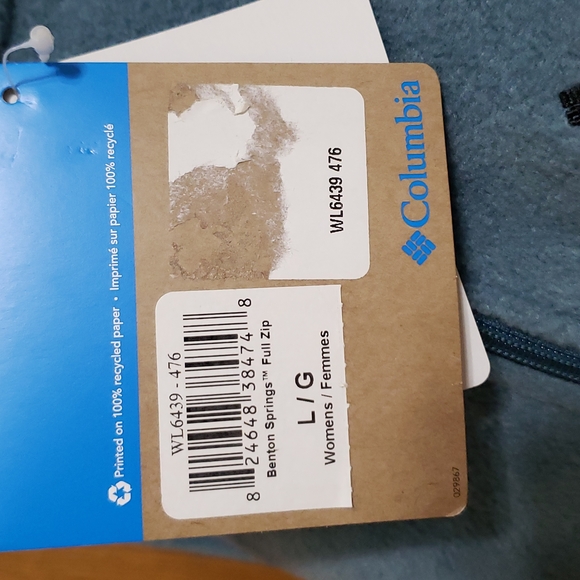 Columbia Women's Benton Springs Full Zip Fleece Jacket, Ladies L - Picture 8 of 14